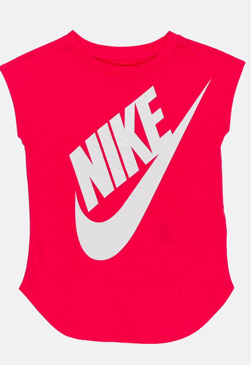 Nike - Nike Jumbo Futura Tee Dark Pink