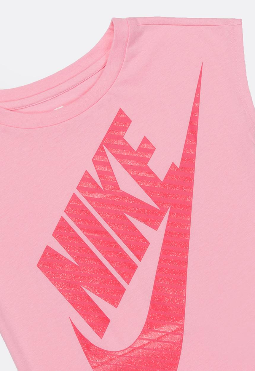 Nike - Nike Jumbo Futura Tee Mid Pink