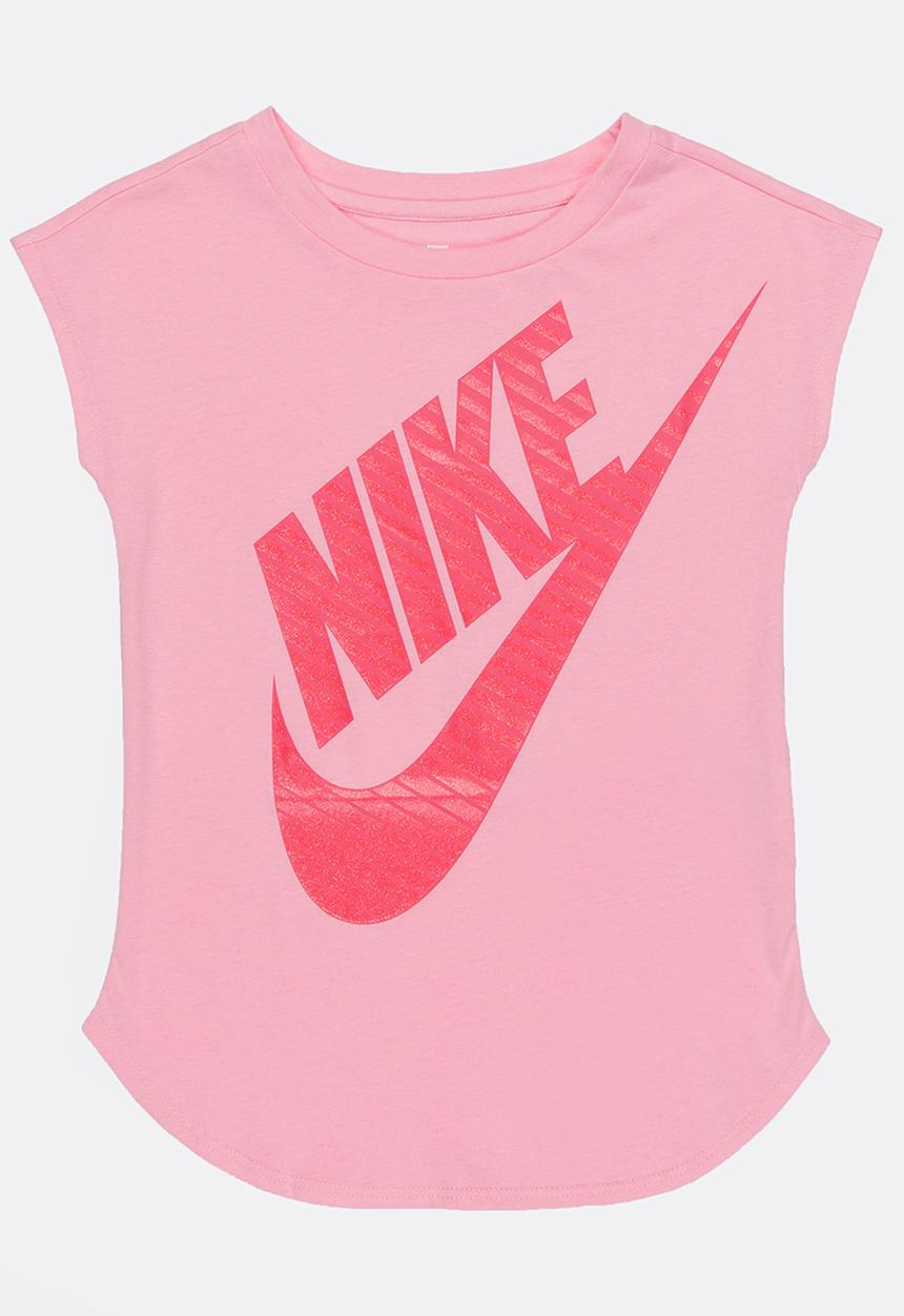 Nike - Nike Jumbo Futura Tee Mid Pink