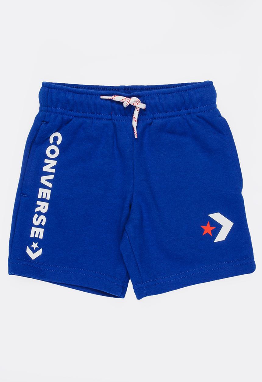 Converse - Star chevron graphic short - blue