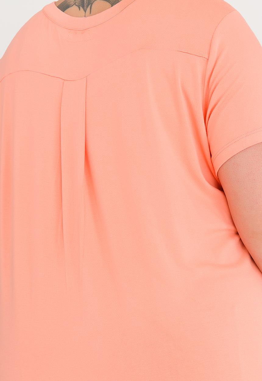edit Plus - Embellished T-shirt - coral