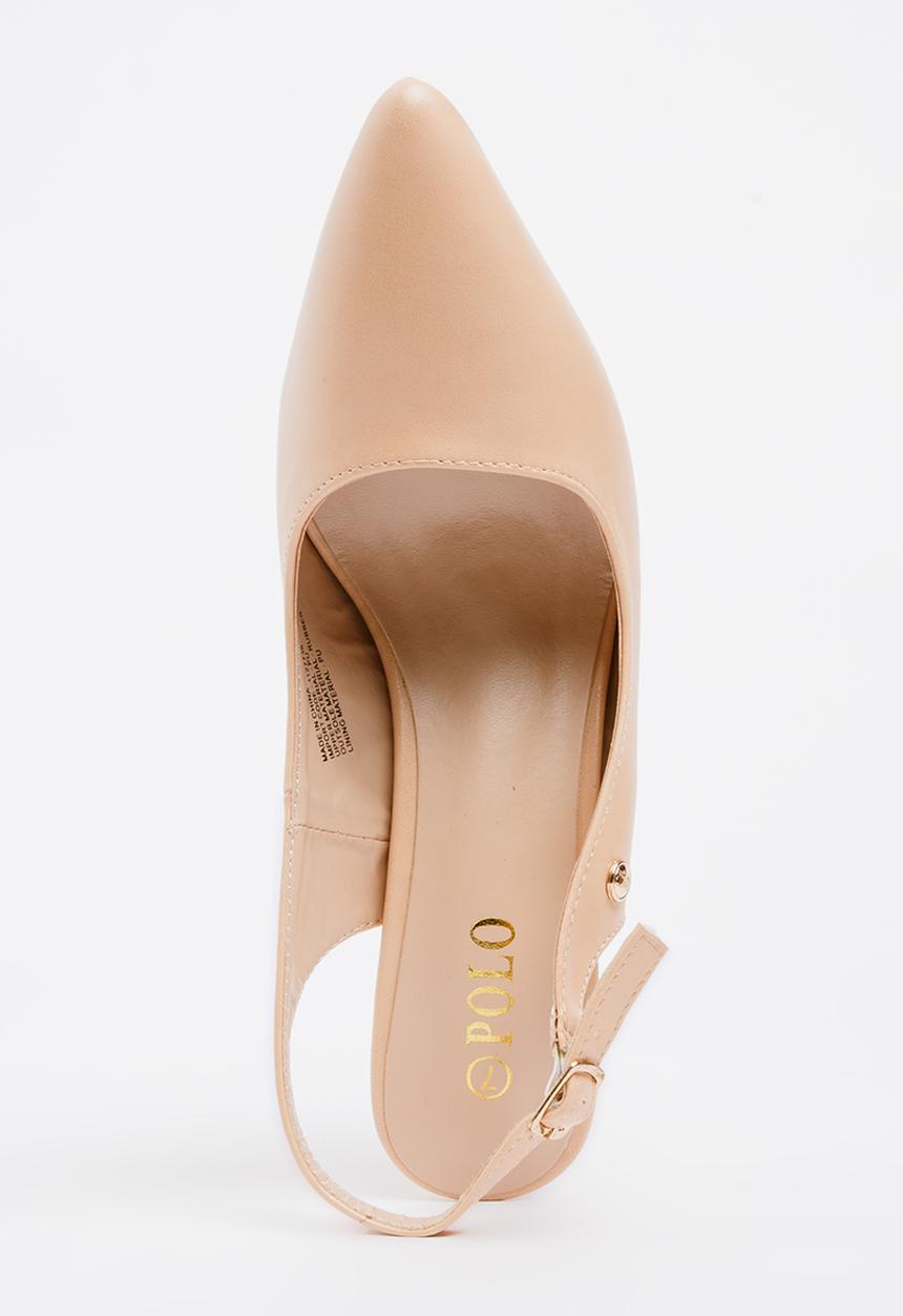 POLO - Maleya slingback court - peach