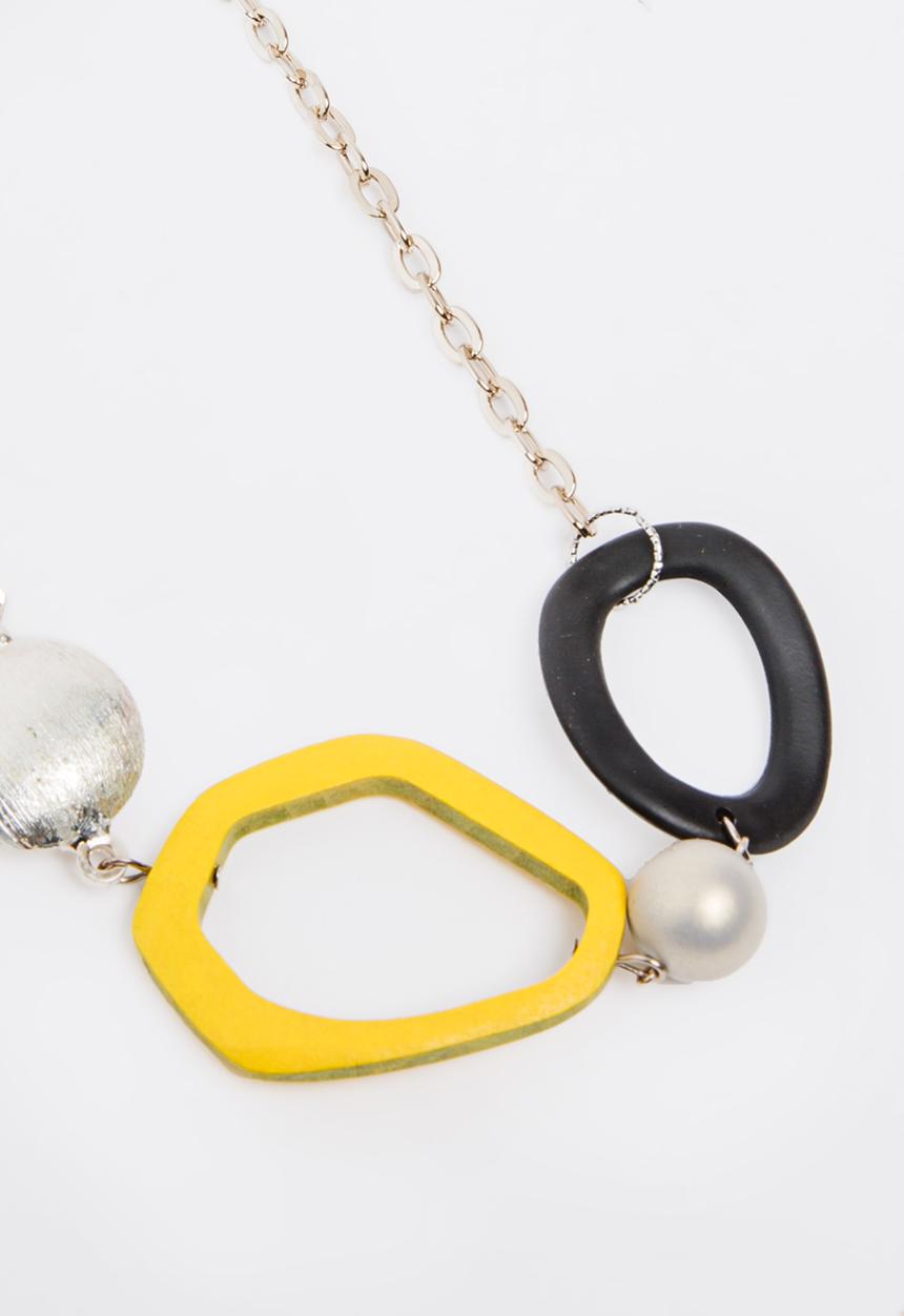Joy Collectables - Statement Necklace Yellow