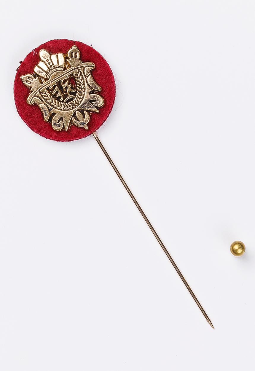 STYLE REPUBLIC - Round lapel pin - gold