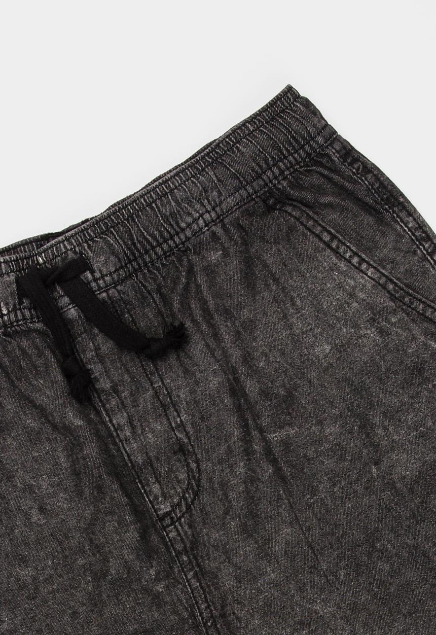 Pop Candy - Denim short shorts - black