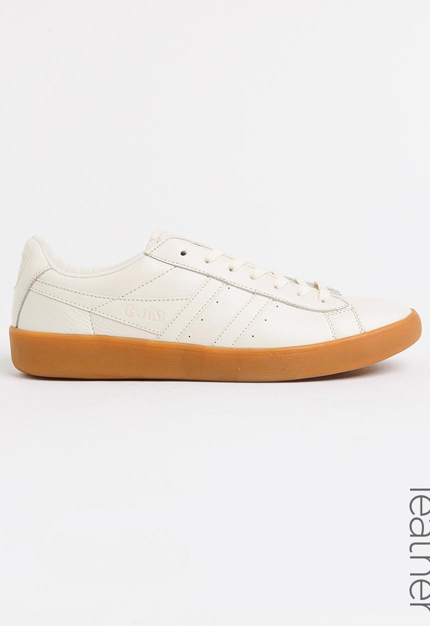 Gola - Aztec Leather Sneakers Off White