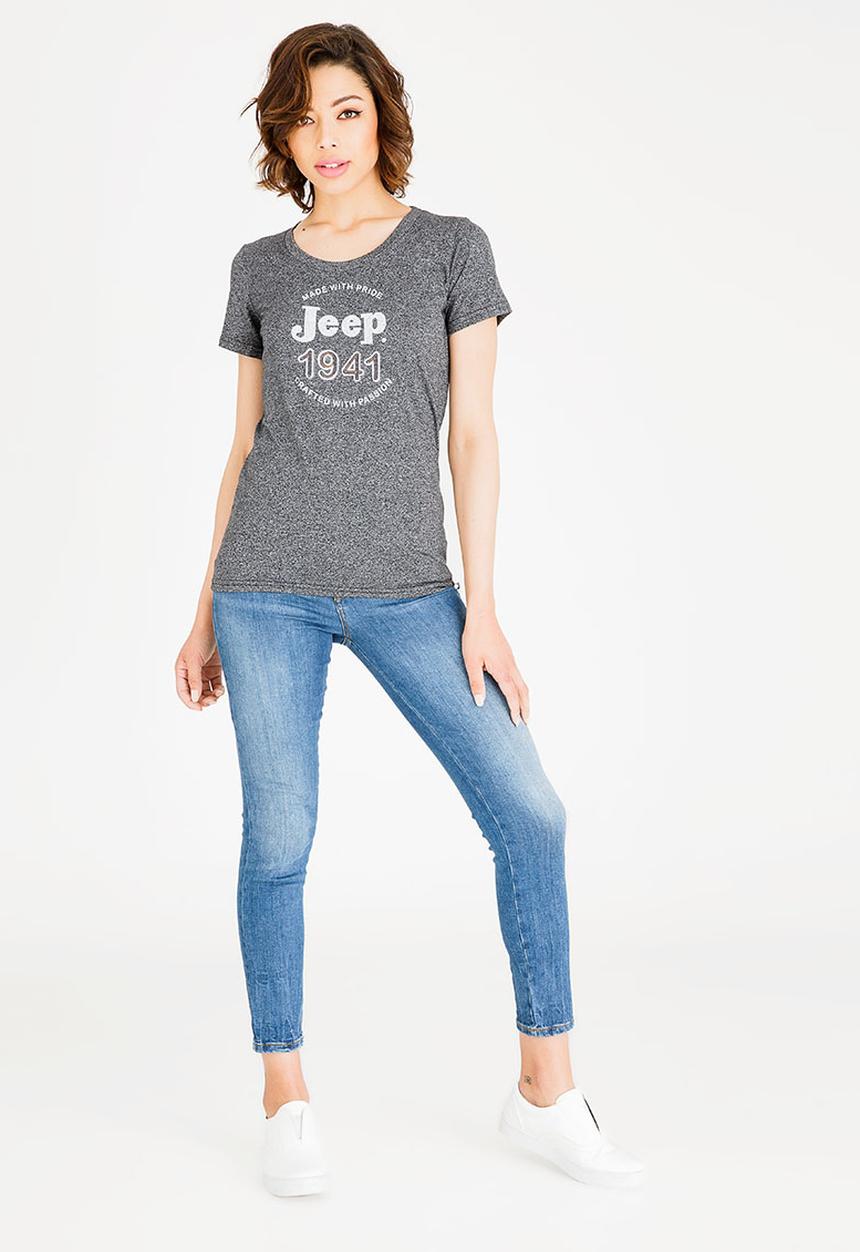 JEEP - Applique T-shirt Charcoal