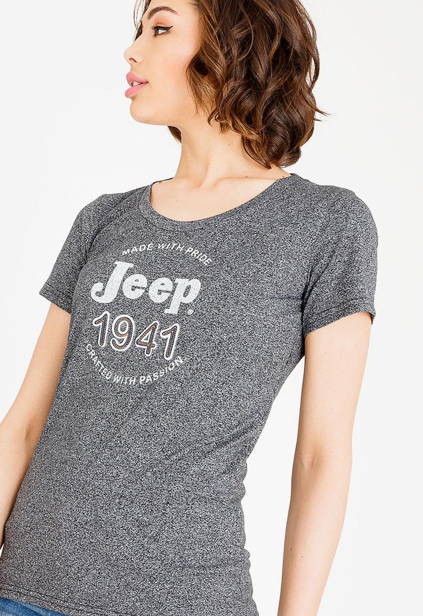 JEEP - Applique T-shirt Charcoal