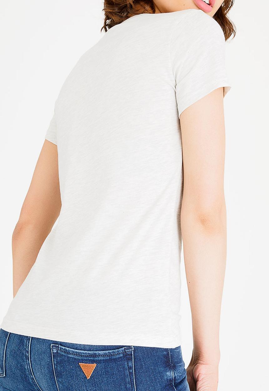 JEEP - Embroidery detail T-shirt - grey