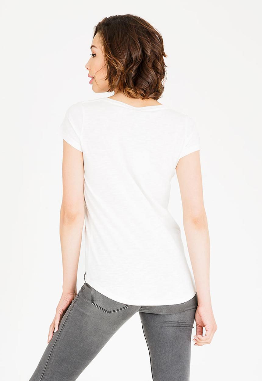 JEEP - Print and foil T-shirt - neutral