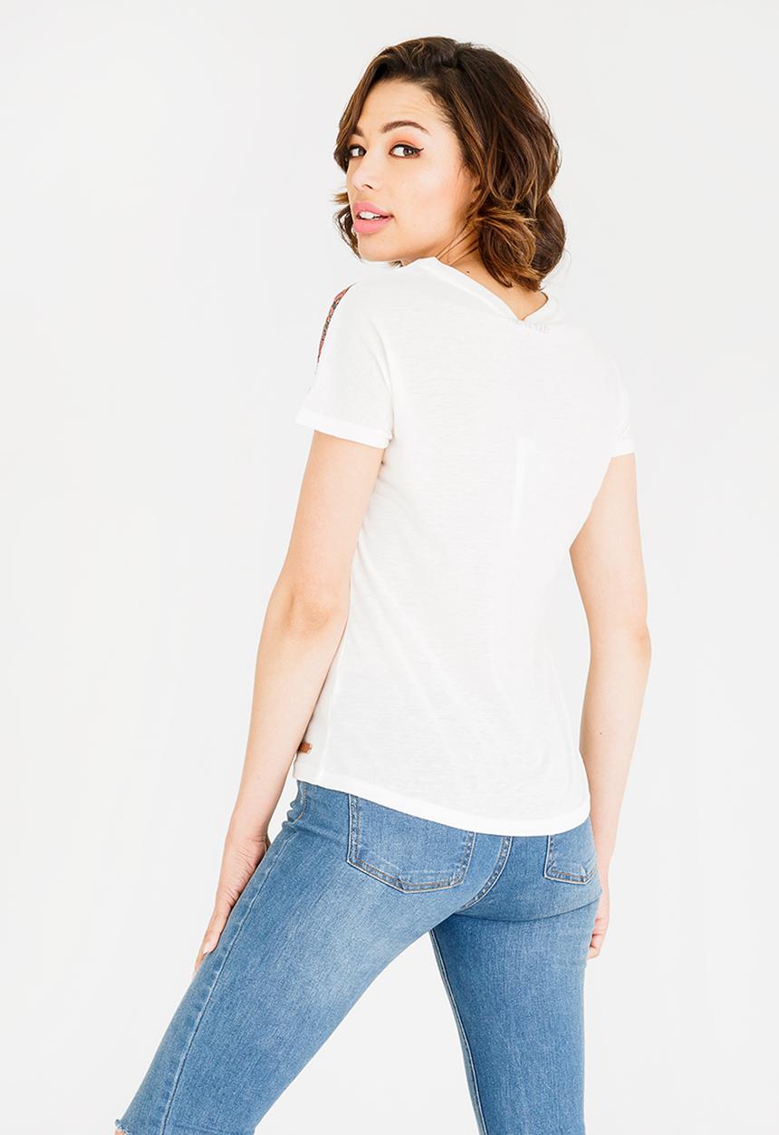 JEEP - Print Detail T-shirt - Neutral
