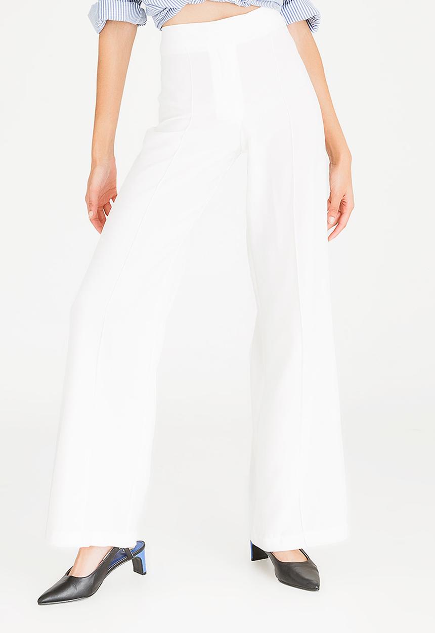 STYLE REPUBLIC - Highwaisted smart pants off - white