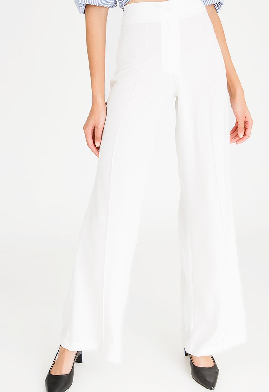 STYLE REPUBLIC - Highwaisted smart pants off - white