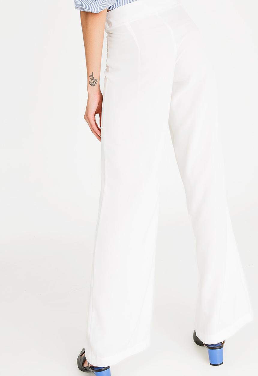 STYLE REPUBLIC - Highwaisted smart pants off - white