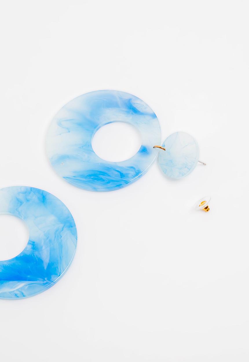 STYLE REPUBLIC - Hoop Earrings Blue