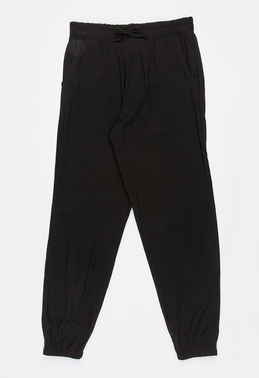 Rebel Republic - Woven jogger - black
