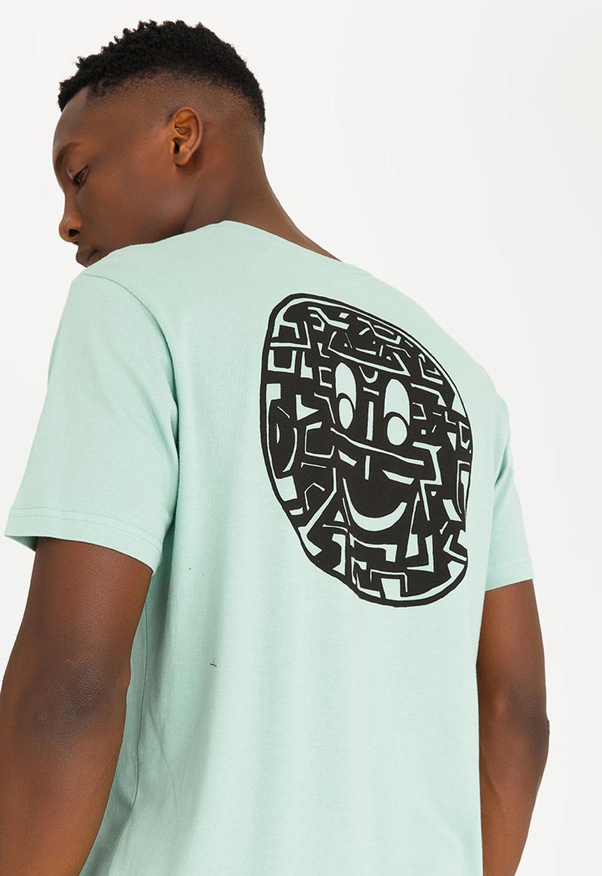 RVCA - Grillo smile cotton tee - green 