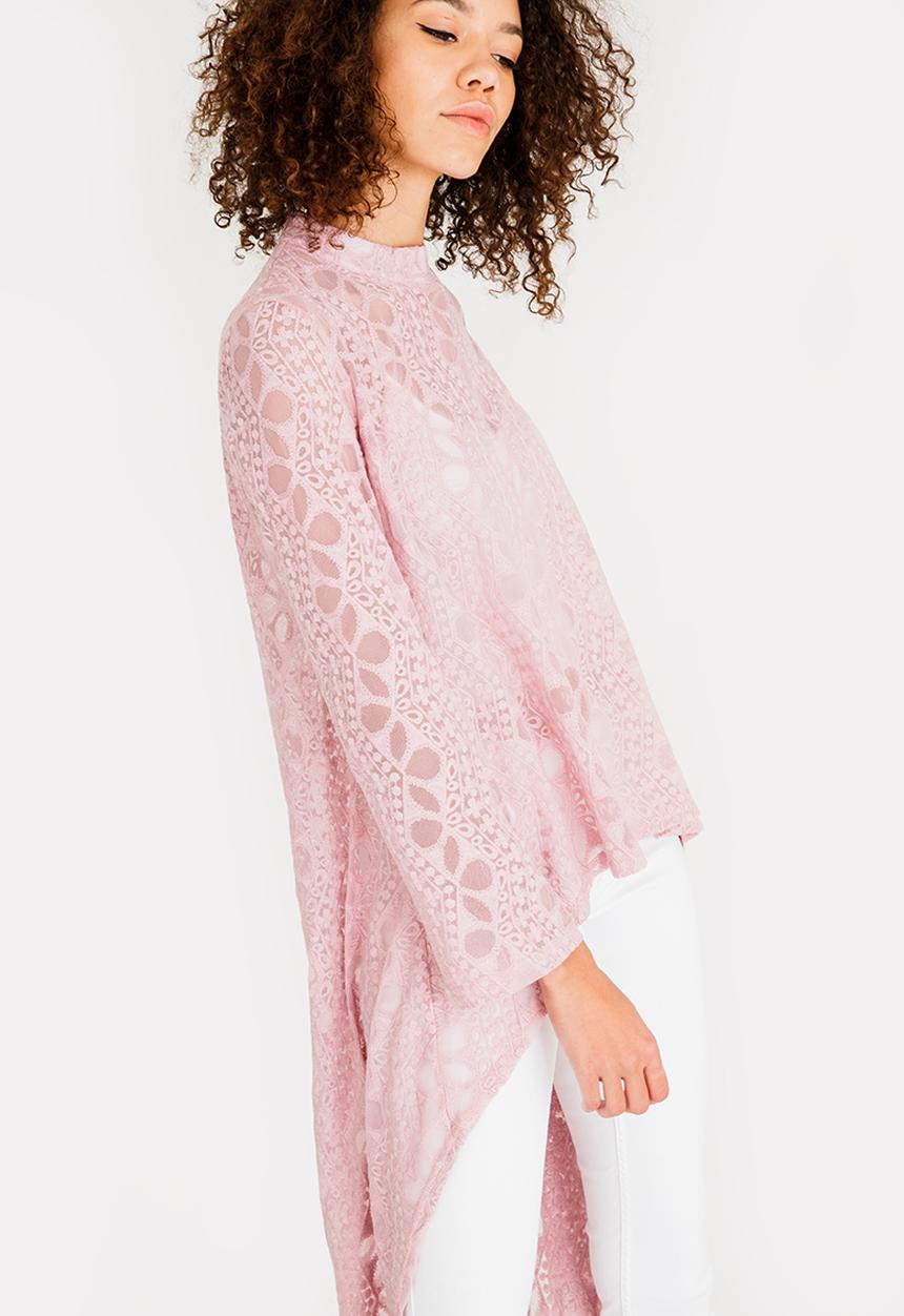 STYLE REPUBLIC - Hi Lo Blouse Rose