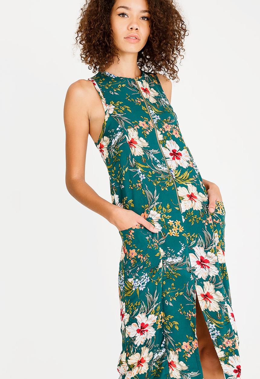 STYLE REPUBLIC - Zip Detail Dress Multi-colour