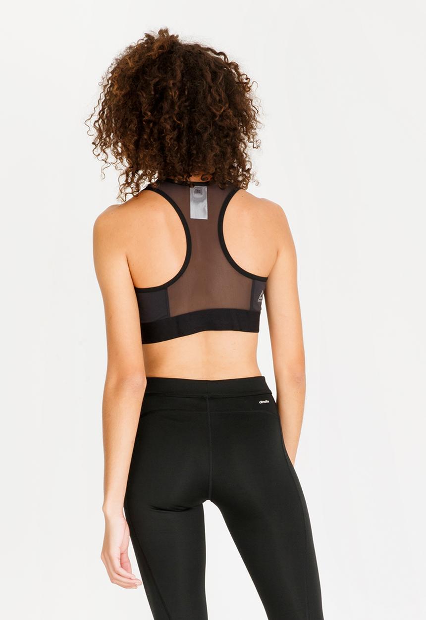 Reebok - Colourblock Crop Top Black