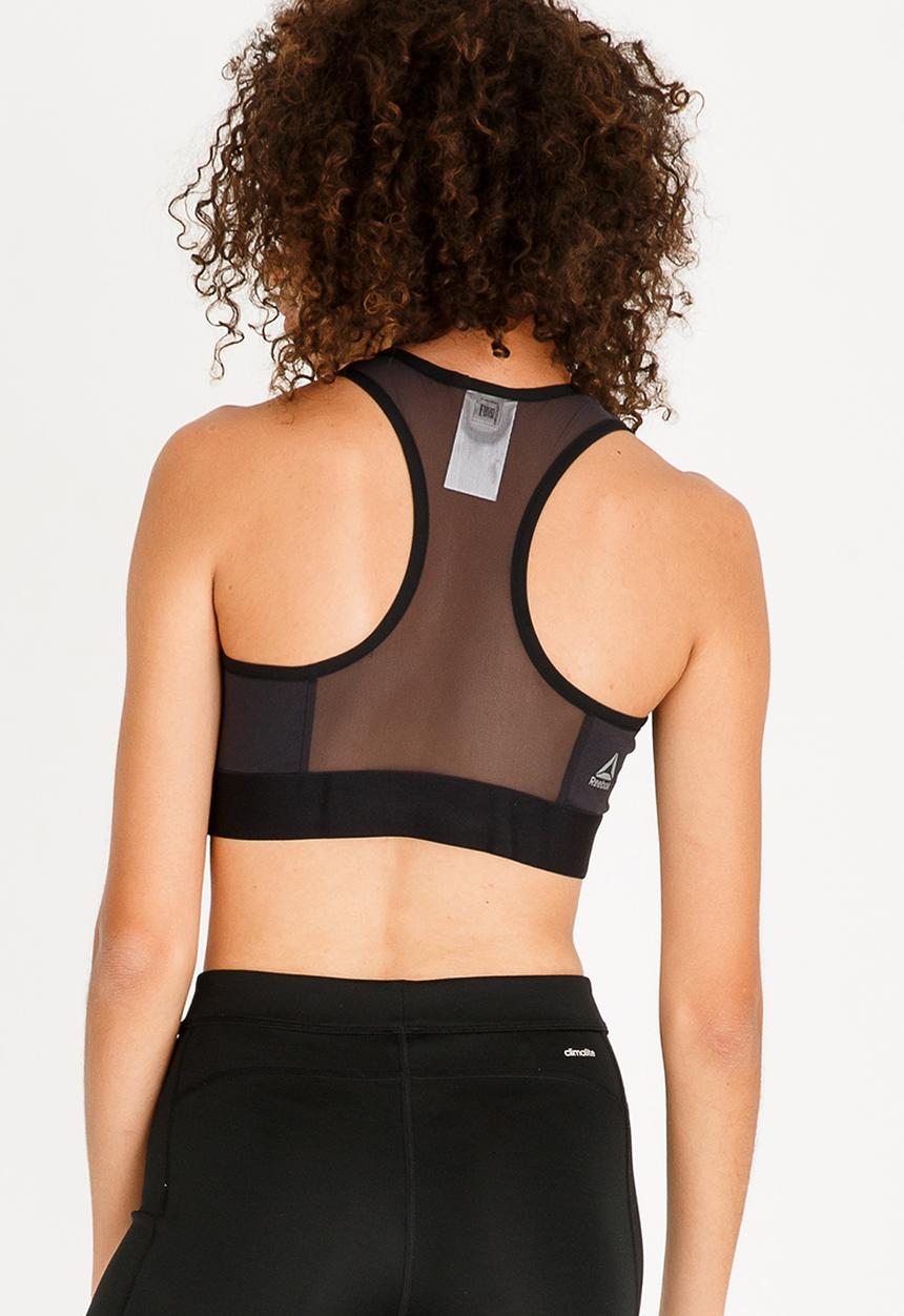 Reebok - Colourblock Crop Top Black