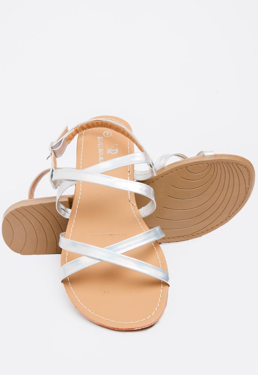 STYLE REPUBLIC - Tube Sandals Silver