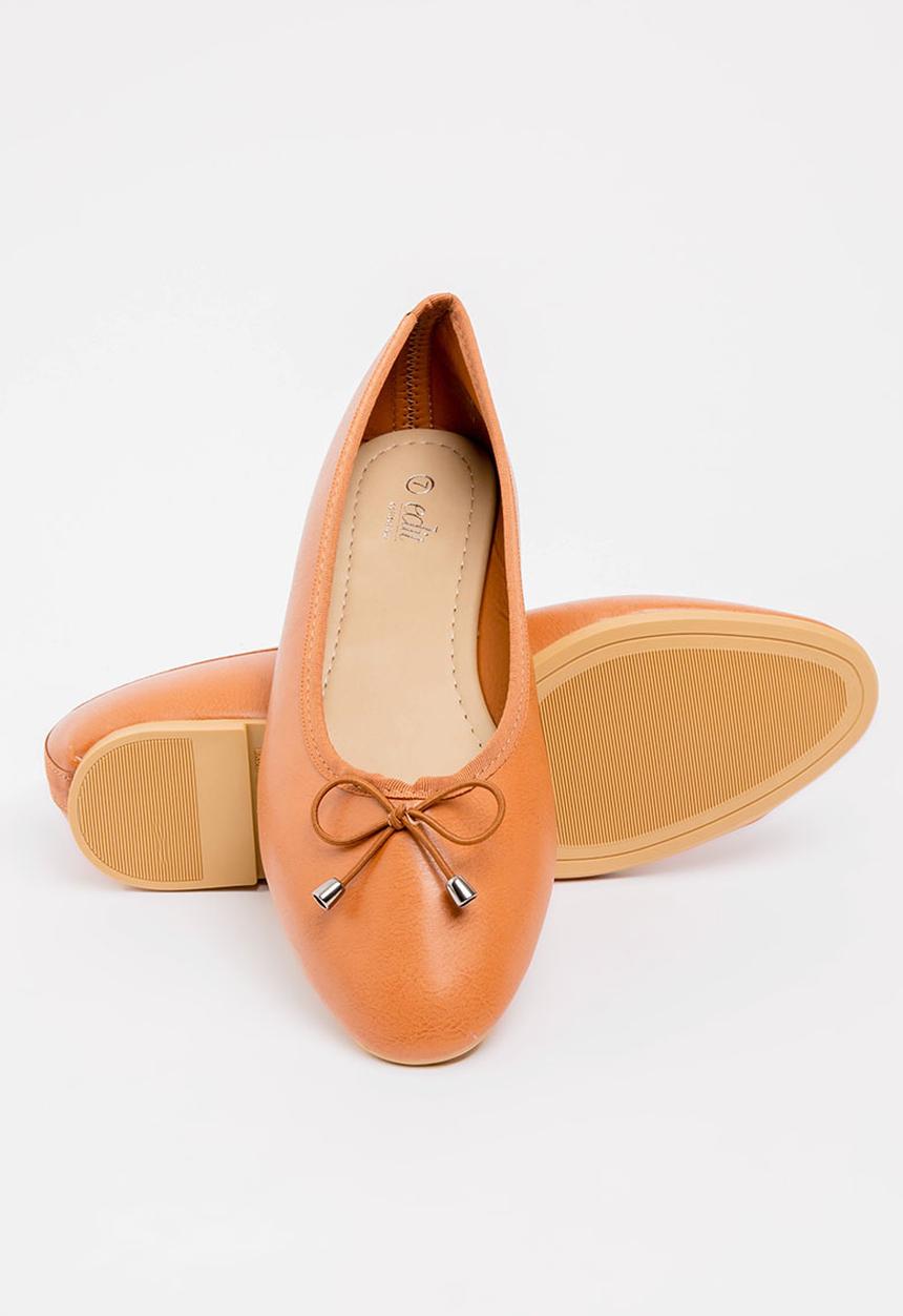 edit - Ballerina pump - tan