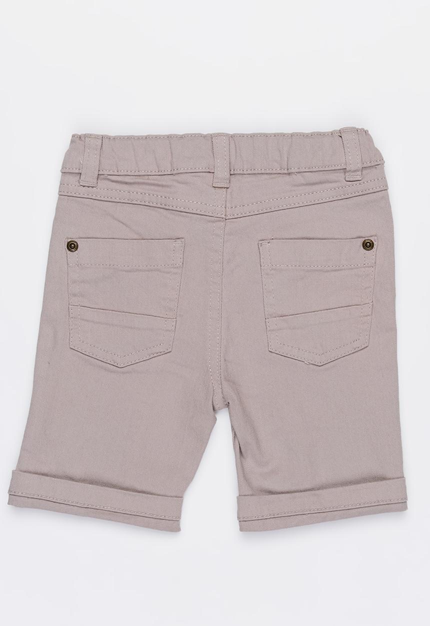 MINOTI - Basic slub twill jean shorts - grey