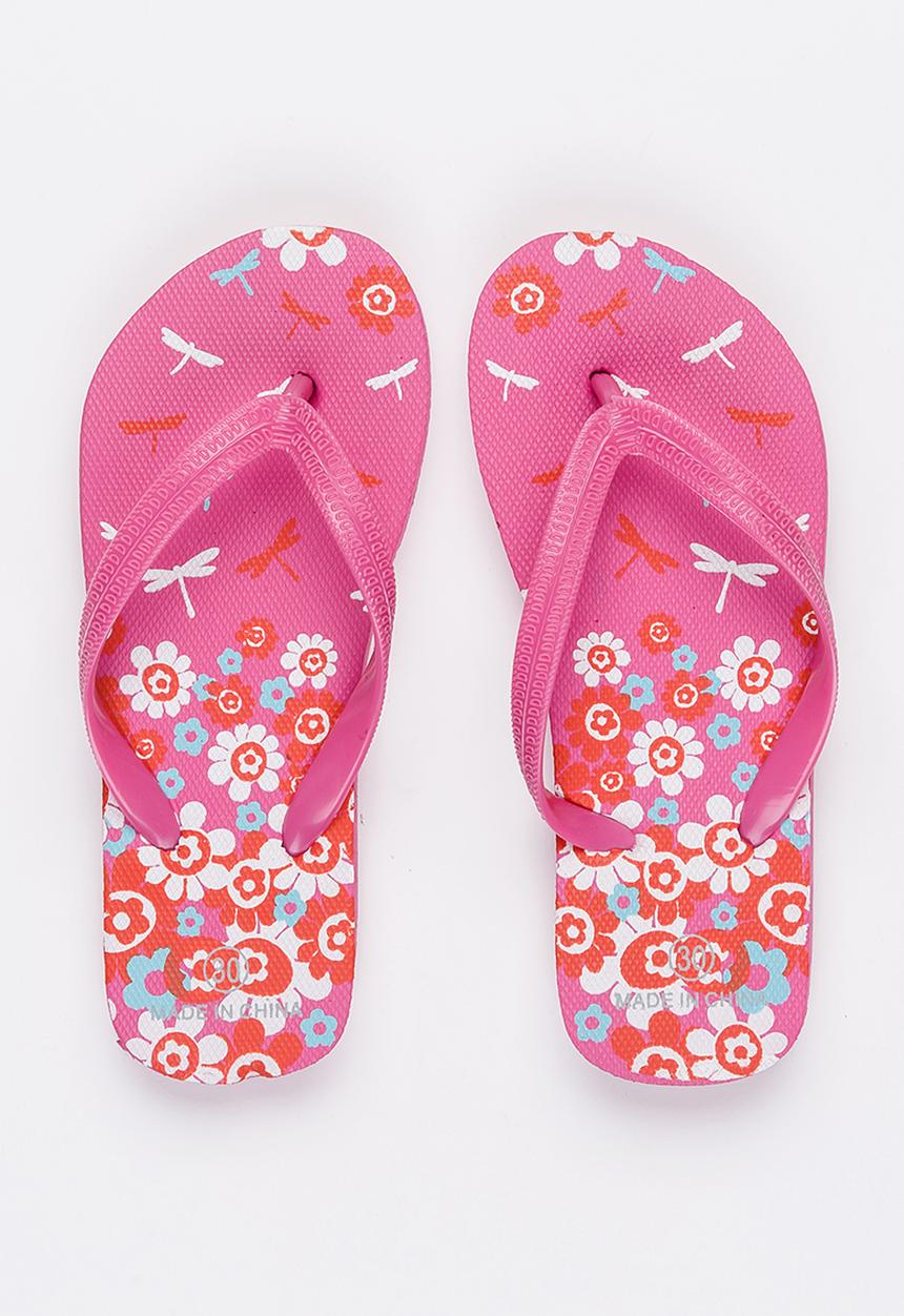 Pop Candy - Printed flip flops - pink 