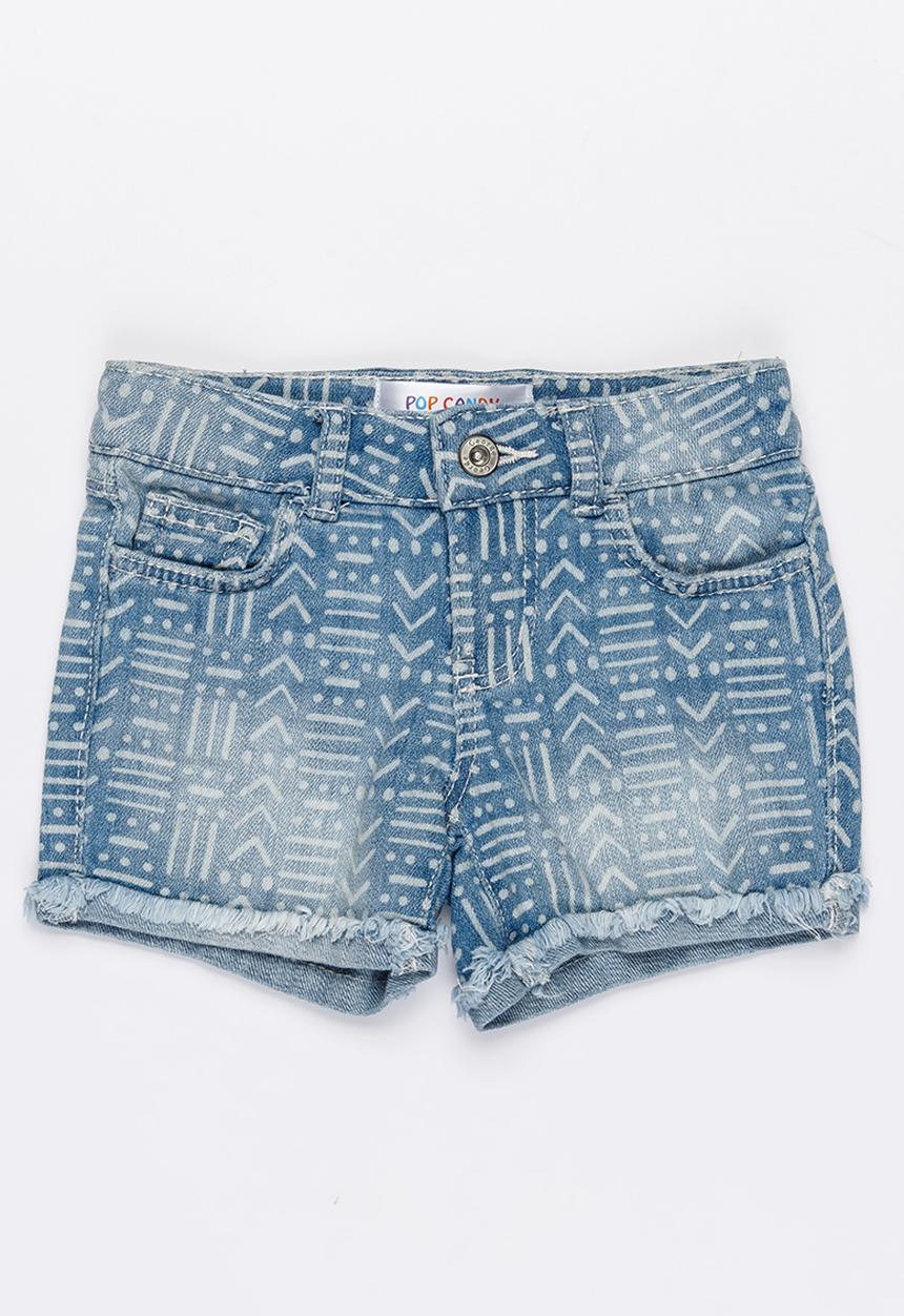 Pop Candy - Printed shorts - blue