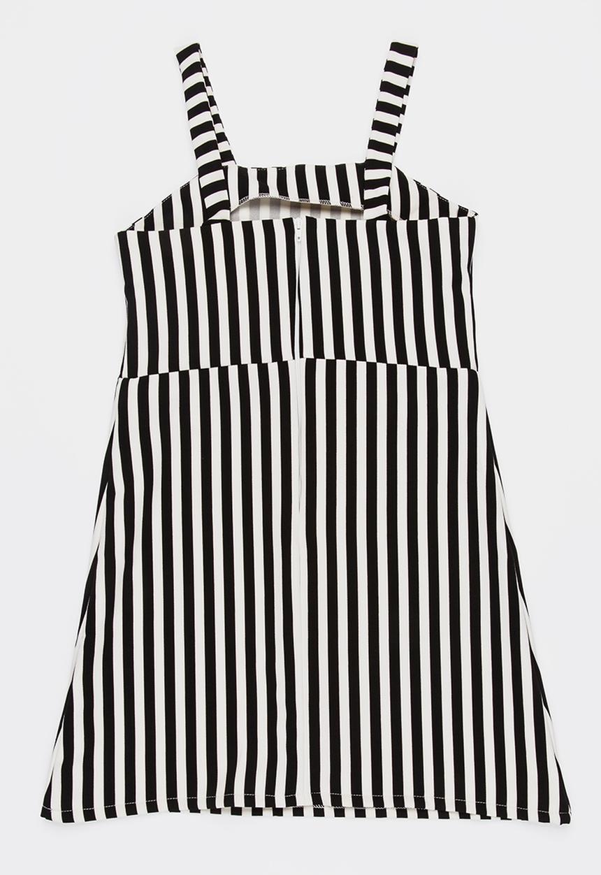 Rebel Republic - Bow detail dress - black