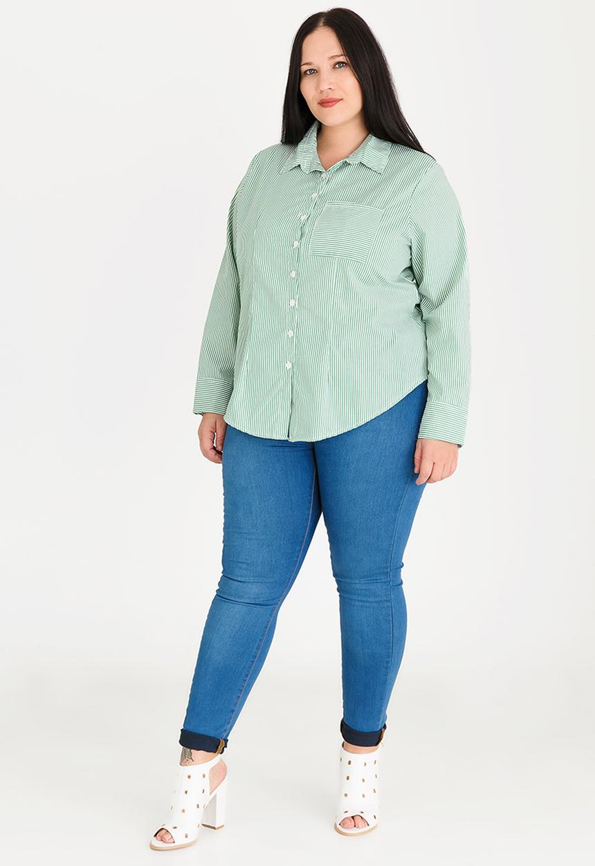 STYLE REPUBLIC PLUS - Basic shirt - green