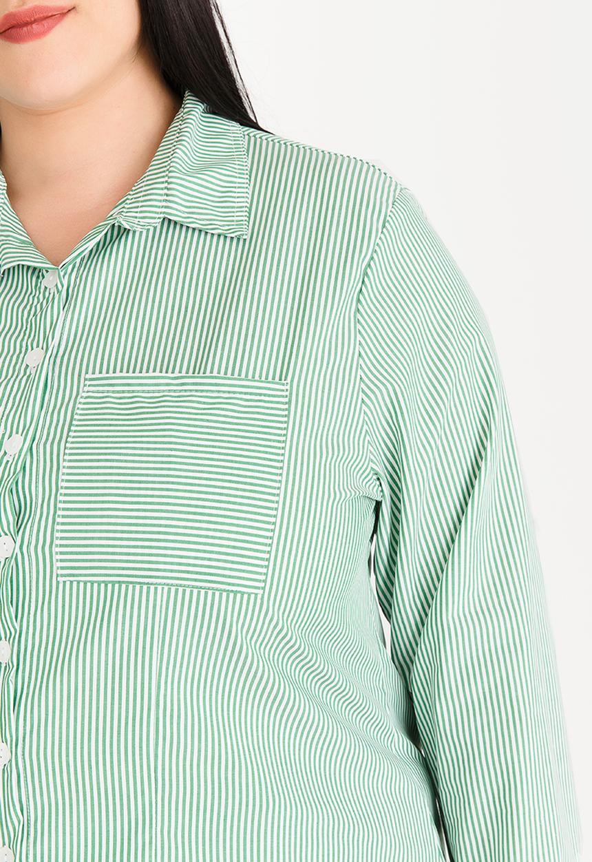 STYLE REPUBLIC PLUS - Basic shirt - green