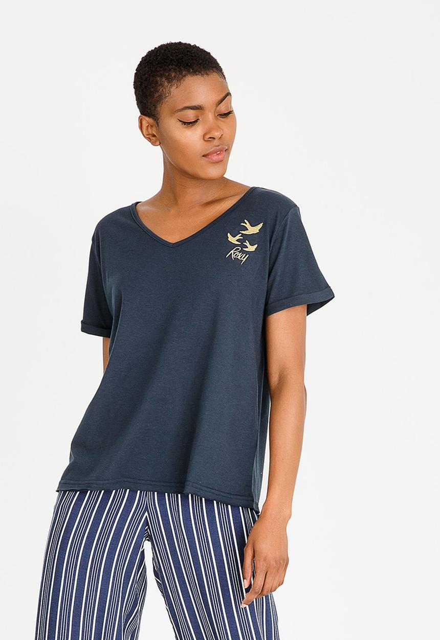 Roxy - Turn on paradise tee - navy
