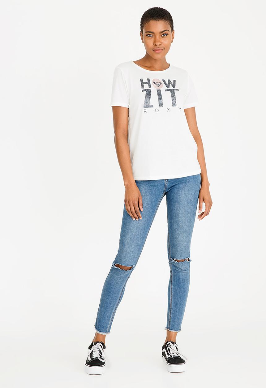 Roxy - Howzit tee - cream