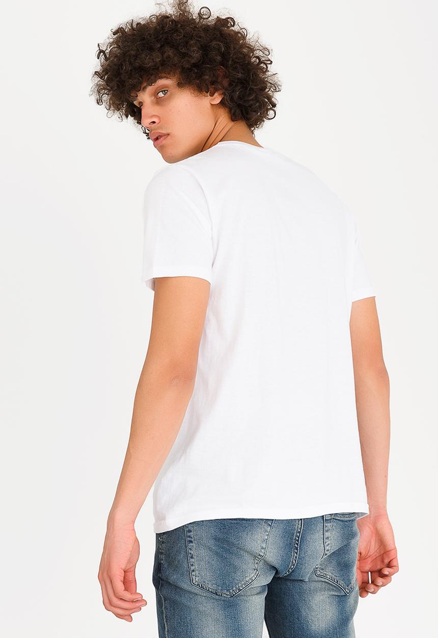 STYLE REPUBLIC - Don’t panic tee - white