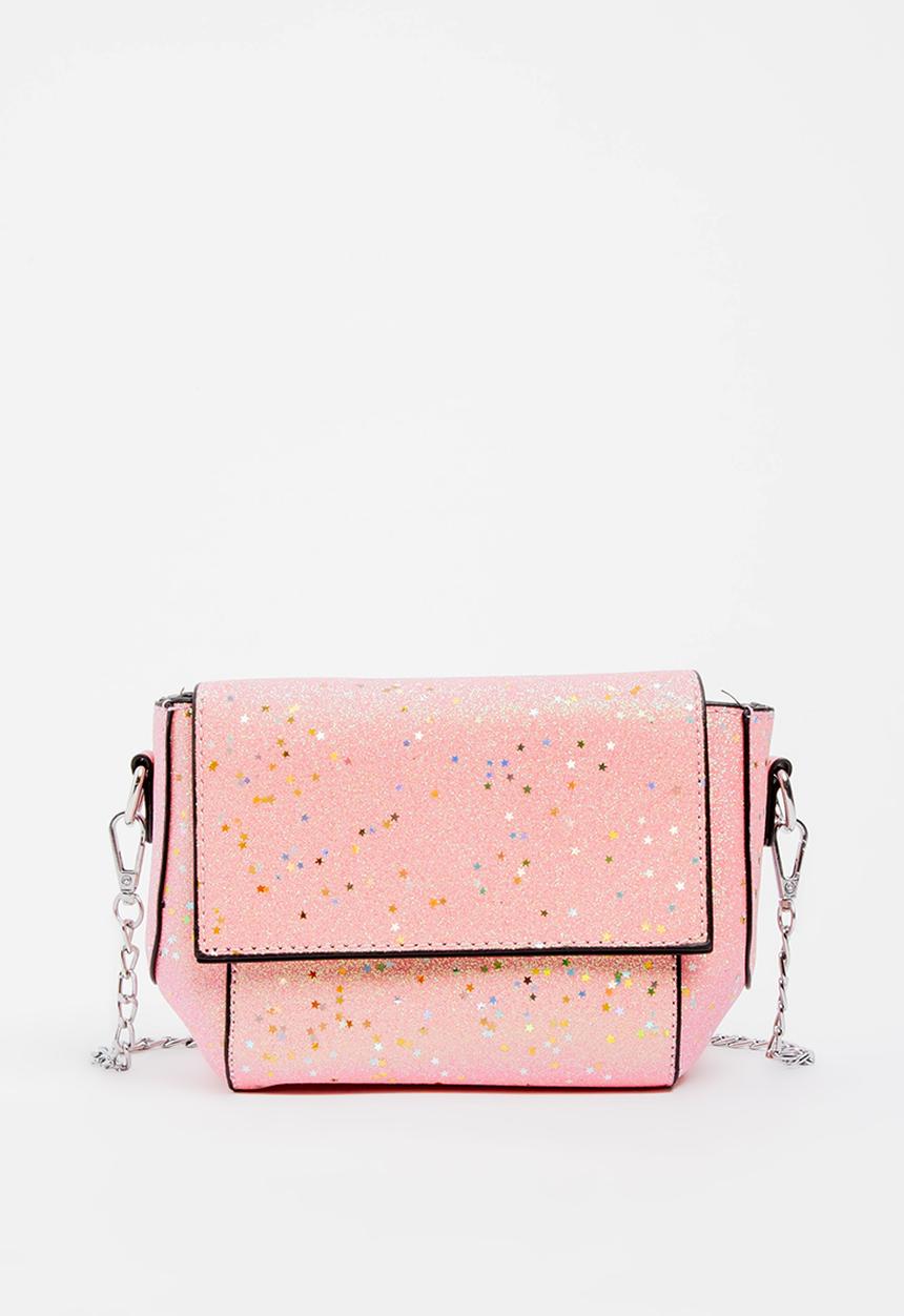 Pop Candy - Glitter Sling Bag Pale Pink