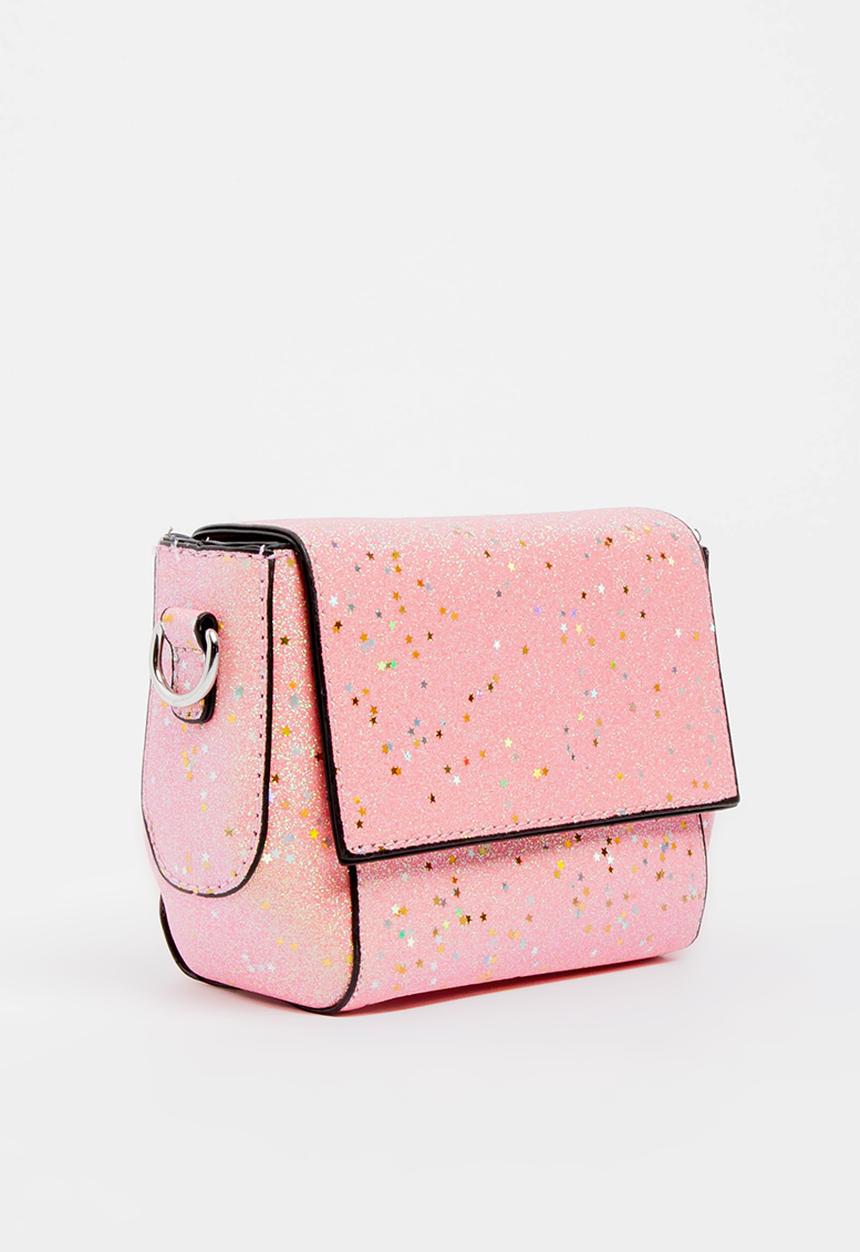 Pop Candy - Glitter Sling Bag Pale Pink