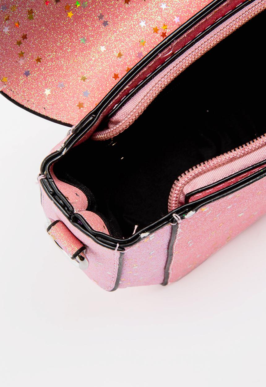 Pop Candy - Glitter Sling Bag Pale Pink