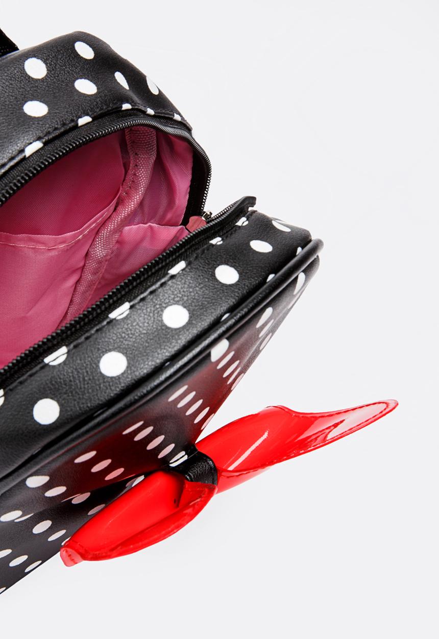 Pop Candy - Polka-dot backpack - black & white 