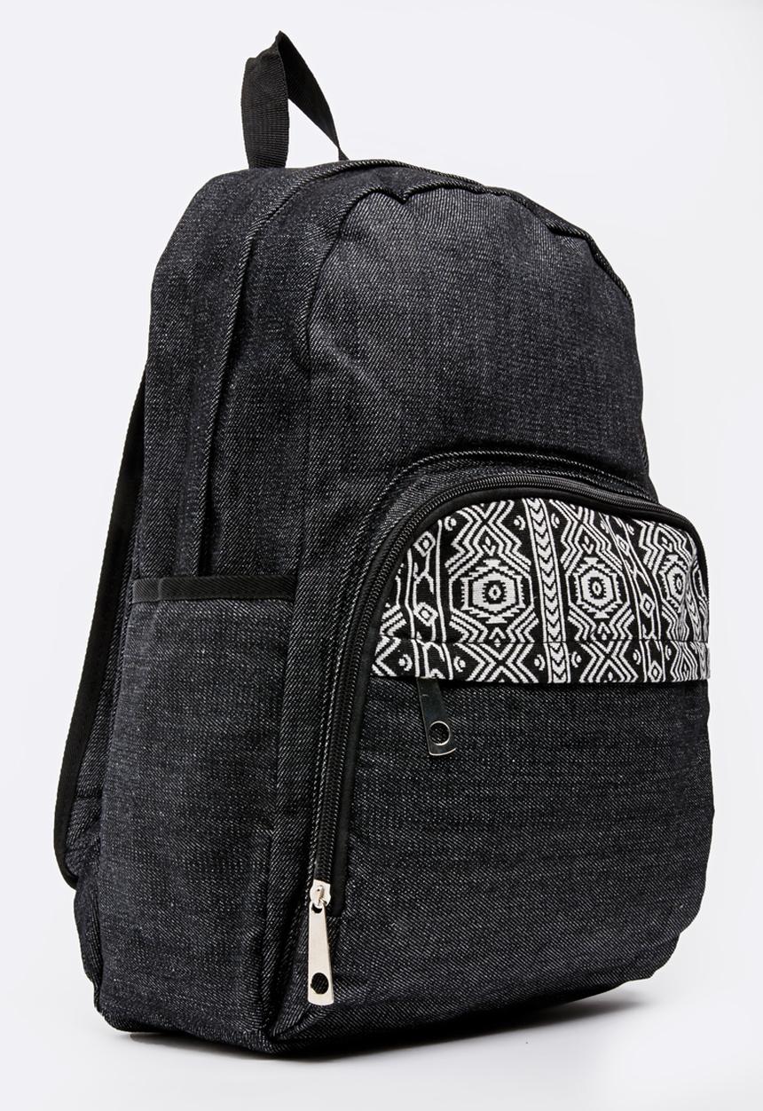Pop Candy - Aztec printed backpack - black