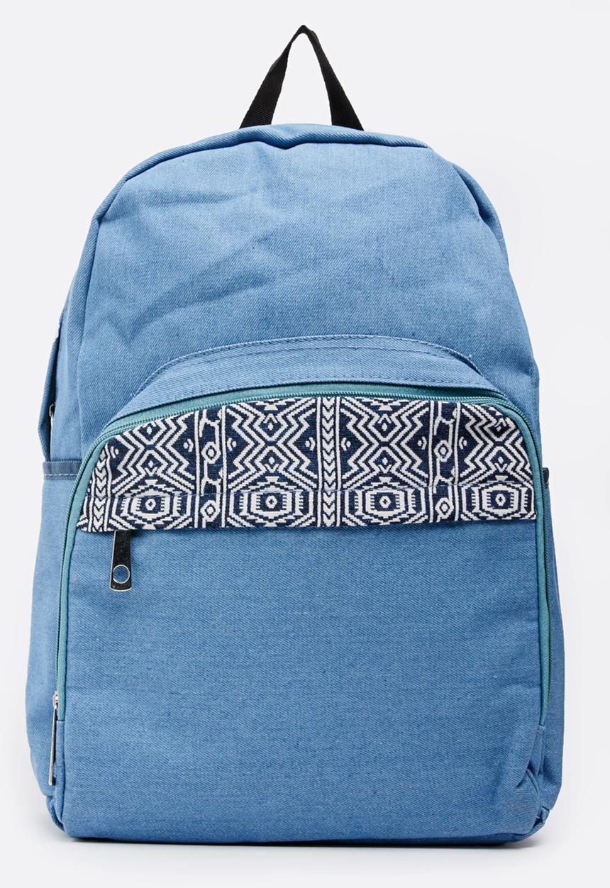 Pop Candy - Aztec printed backpack - blue