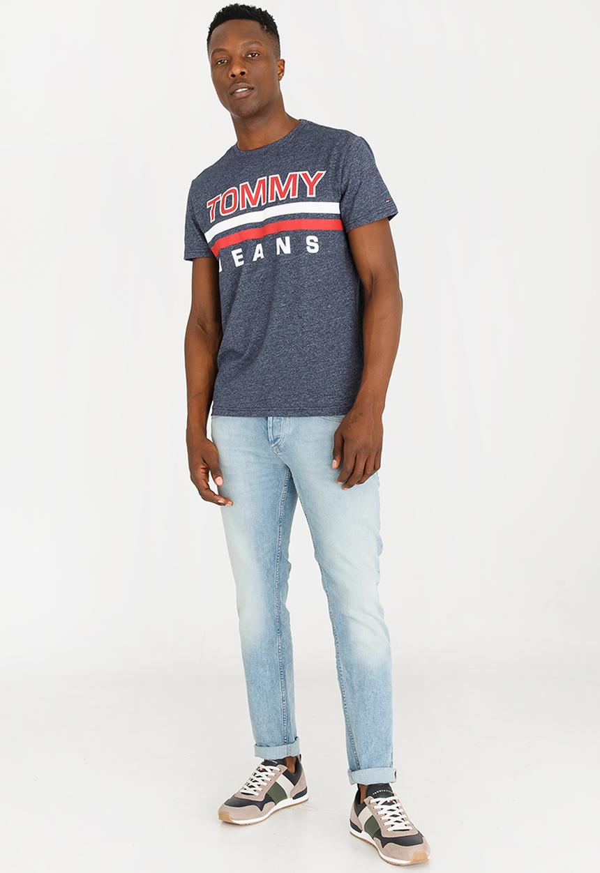Tommy Hilfiger - Stripe Tee Black
