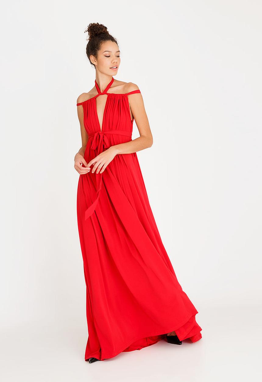 ERRE - Myri maxi dress - red