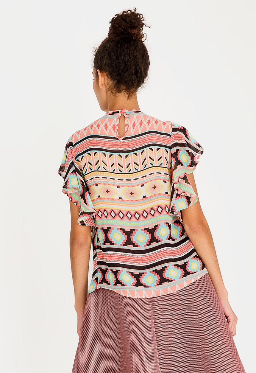 Sober - Freesia Blouse Multi-colour
