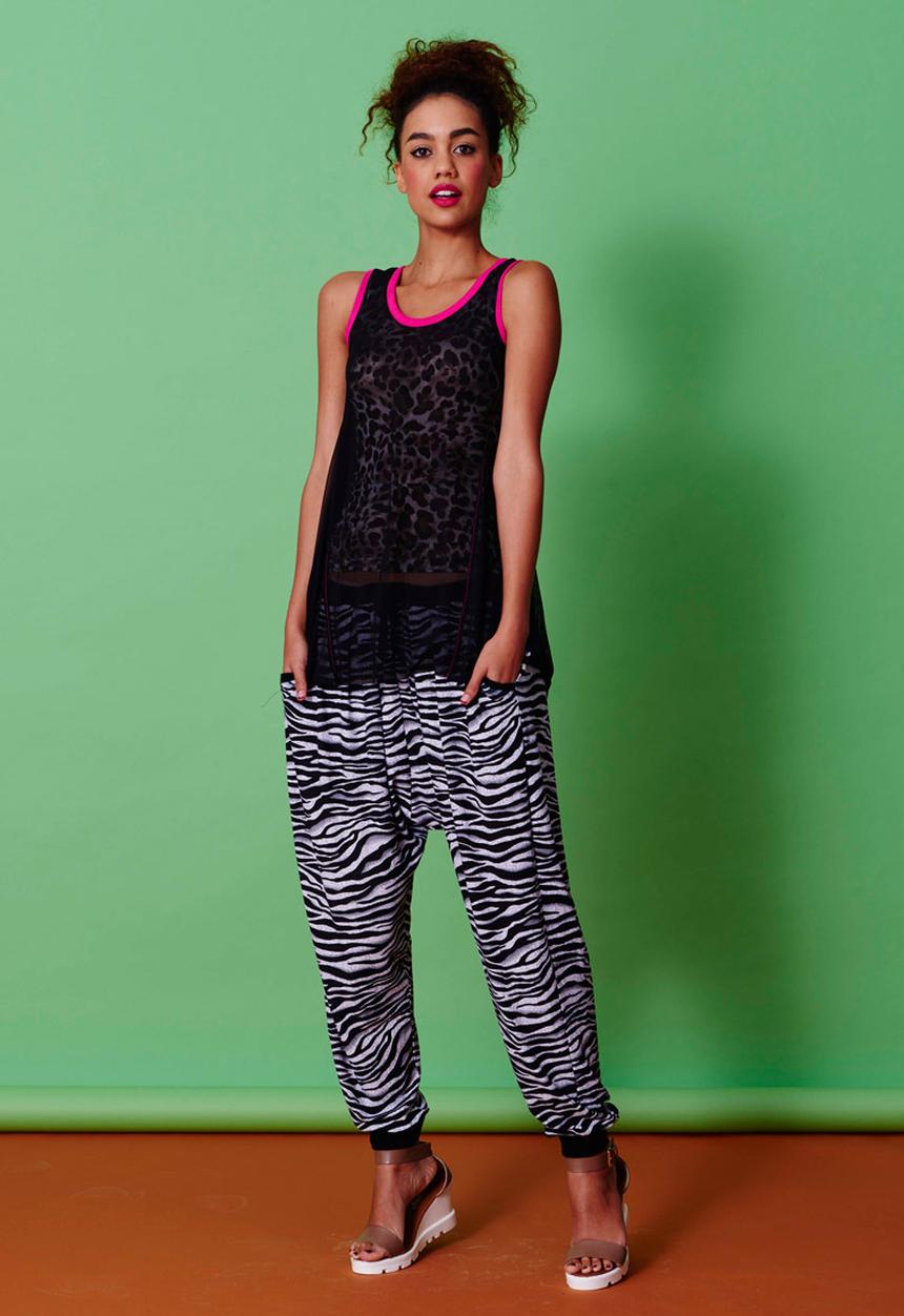 Marianne Fassler - Double Layer Gauze Vest Black