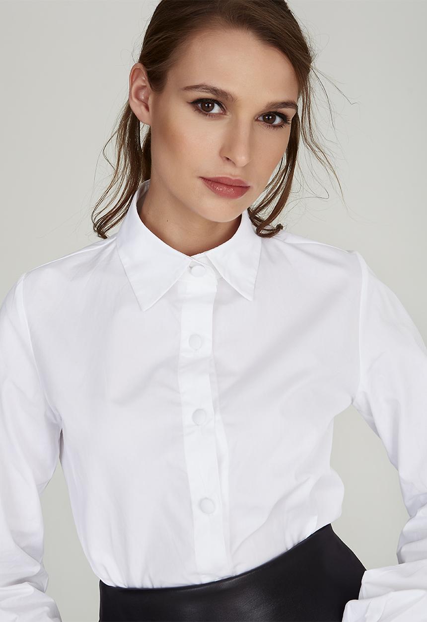 DAVID by David Tlale - Thandi Tailored Shirt White