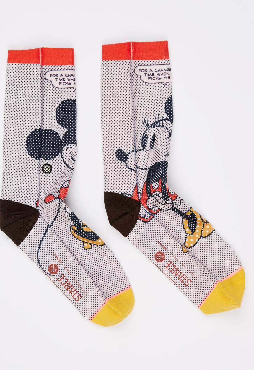 STANCE - Tick Tock Minnie Sock Off White