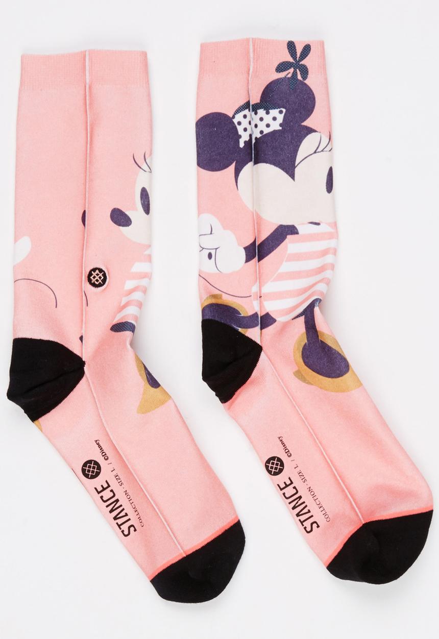 STANCE - Sassy Minnie Sock Pale Pink