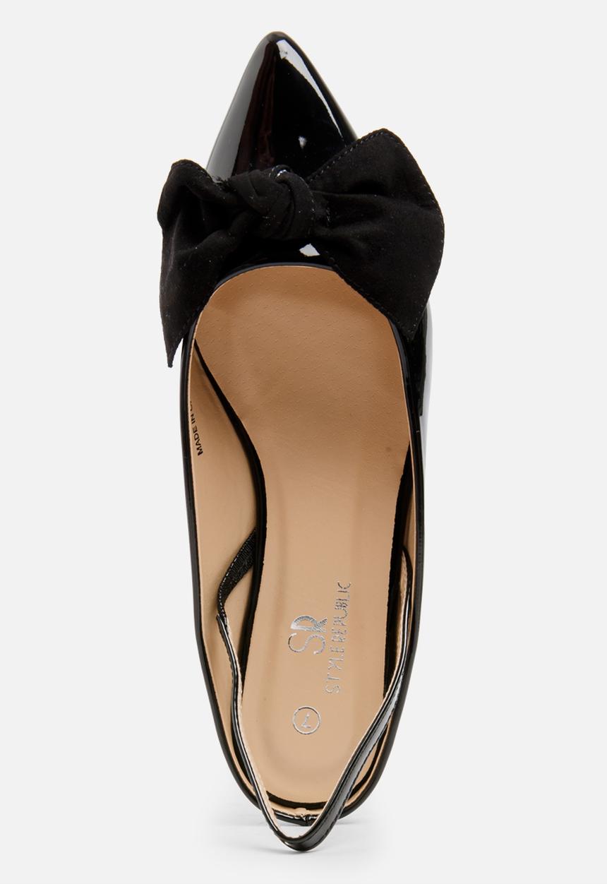 STYLE REPUBLIC - Bow Detail Pumps Black
